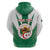 Personalised Algeria Hoodie Coat Of Arms With Islamic Pattern