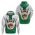 Personalised Algeria Hoodie Coat Of Arms With Islamic Pattern