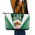 Personalised Algeria Leather Tote Bag Coat Of Arms With Islamic Pattern