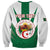 Personalised Algeria Sweatshirt Coat Of Arms With Islamic Pattern