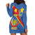 Personalised DR Congo Hoodie Dress Coat Of Arms African Pattern