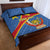 Personalised DR Congo Quilt Bed Set Coat Of Arms African Pattern