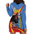 DR Congo Okapi Hoodie Dress With Coat Of Arms