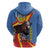 DR Congo Okapi Zip Hoodie With Coat Of Arms