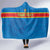 Custom DR Congo Football Hooded Blanket Go Les Léopards