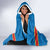 Custom DR Congo Football Hooded Blanket Go Les Léopards