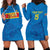 Custom DR Congo Football Hoodie Dress Go Les Léopards