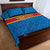 Custom DR Congo Football Quilt Bed Set Go Les Léopards