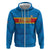 Custom DR Congo Football Zip Hoodie Go Les Léopards