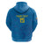 Custom DR Congo Football Zip Hoodie Go Les Léopards