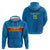 Custom DR Congo Football Zip Hoodie Go Les Léopards