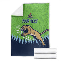 Kane County 2025 Baseball Custom Blanket Cougar Fight Cougar Win