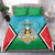 Personalised South Sudan Independence Day Bedding Set Coat Of Arms With Flag Map - Wonder Print Shop