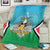 Personalised South Sudan Independence Day Blanket Coat Of Arms With Flag Map