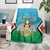 Personalised South Sudan Independence Day Blanket Coat Of Arms With Flag Map