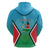 Personalised South Sudan Independence Day Hoodie Coat Of Arms With Flag Map - Wonder Print Shop