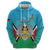 Personalised South Sudan Independence Day Hoodie Coat Of Arms With Flag Map - Wonder Print Shop