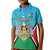 Personalised South Sudan Independence Day Kid Polo Shirt Coat Of Arms With Flag Map - Wonder Print Shop