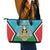 Personalised South Sudan Independence Day Leather Tote Bag Coat Of Arms With Flag Map - Wonder Print Shop