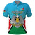 Personalised South Sudan Independence Day Polo Shirt Coat Of Arms With Flag Map - Wonder Print Shop