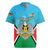 Personalised South Sudan Independence Day Rugby Jersey Coat Of Arms With Flag Map - Wonder Print Shop