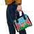 Personalised South Sudan Independence Day Shoulder Handbag Coat Of Arms With Flag Map