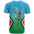 Personalised South Sudan Independence Day T Shirt Coat Of Arms With Flag Map - Wonder Print Shop