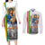 Ethiopian Christmas Couples Matching Long Sleeve Bodycon Dress and Long Sleeve Button Shirt Saint Mary Lalibela Churches - Wonder Print Shop