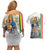 Ethiopian Christmas Couples Matching Off Shoulder Short Dress and Hawaiian Shirt Saint Mary Lalibela Churches