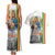 Ethiopian Christmas Couples Matching Tank Maxi Dress and Hawaiian Shirt Saint Mary Lalibela Churches - Wonder Print Shop