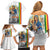 Ethiopian Christmas Family Matching Off Shoulder Short Dress and Hawaiian Shirt Saint Mary Lalibela Churches