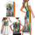 Ethiopian Christmas Family Matching Short Sleeve Bodycon Dress and Hawaiian Shirt Saint Mary Lalibela Churches