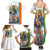 Ethiopian Christmas Family Matching Summer Maxi Dress and Hawaiian Shirt Saint Mary Lalibela Churches