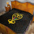 Personalised Happy Black Love Day Quilt Sankofa Heart With Adinkra Pattern - Wonder Print Shop