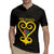 Personalised Happy Black Love Day Rugby Jersey Sankofa Heart With Adinkra Pattern - Wonder Print Shop