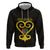 Personalised Happy Black Love Day Zip Hoodie Sankofa Heart With Adinkra Pattern - Wonder Print Shop