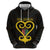 Personalised Happy Black Love Day Zip Hoodie Sankofa Heart With Adinkra Pattern - Wonder Print Shop