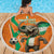 Custom Ivory Coast Football Beach Blanket Go Les Elephants