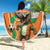 Custom Ivory Coast Football Beach Blanket Go Les Elephants