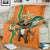 Custom Ivory Coast Football Blanket Go Les Elephants