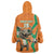 Custom Ivory Coast Football Wearable Blanket Hoodie Go Les Elephants