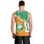 Personalised Ivory Coast Men Tank Top Elephant With Coat Of Arms - Wonder Print Shop