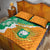 Personalised Ivory Coast Quilt Bed Set Elephant With Coat Of Arms - Wonder Print Shop