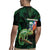 Reunion Island Rugby Jersey Furcifer Pardalis With Coat Of Arms - Wonder Print Shop