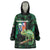 Reunion Island Wearable Blanket Hoodie Furcifer Pardalis With Coat Of Arms