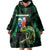 Reunion Island Wearable Blanket Hoodie Furcifer Pardalis With Coat Of Arms