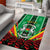 Personalised Burkina Faso Area Rug Coat Of Arms Bogolan Pattern