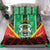 Personalised Burkina Faso Bedding Set Coat Of Arms Bogolan Pattern