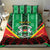 Personalised Burkina Faso Bedding Set Coat Of Arms Bogolan Pattern