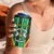 Personalised Burkina Faso 4 in 1 Can Cooler Tumbler Coat Of Arms Bogolan Pattern